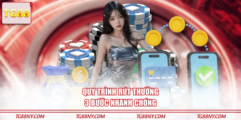 Quy trình rút thưởng 3 bước nhanh chóng
